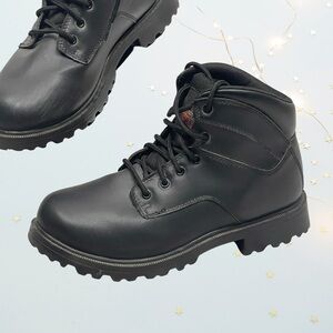 Brahma Black Men's Leather Boots size 9.5 - NWOT